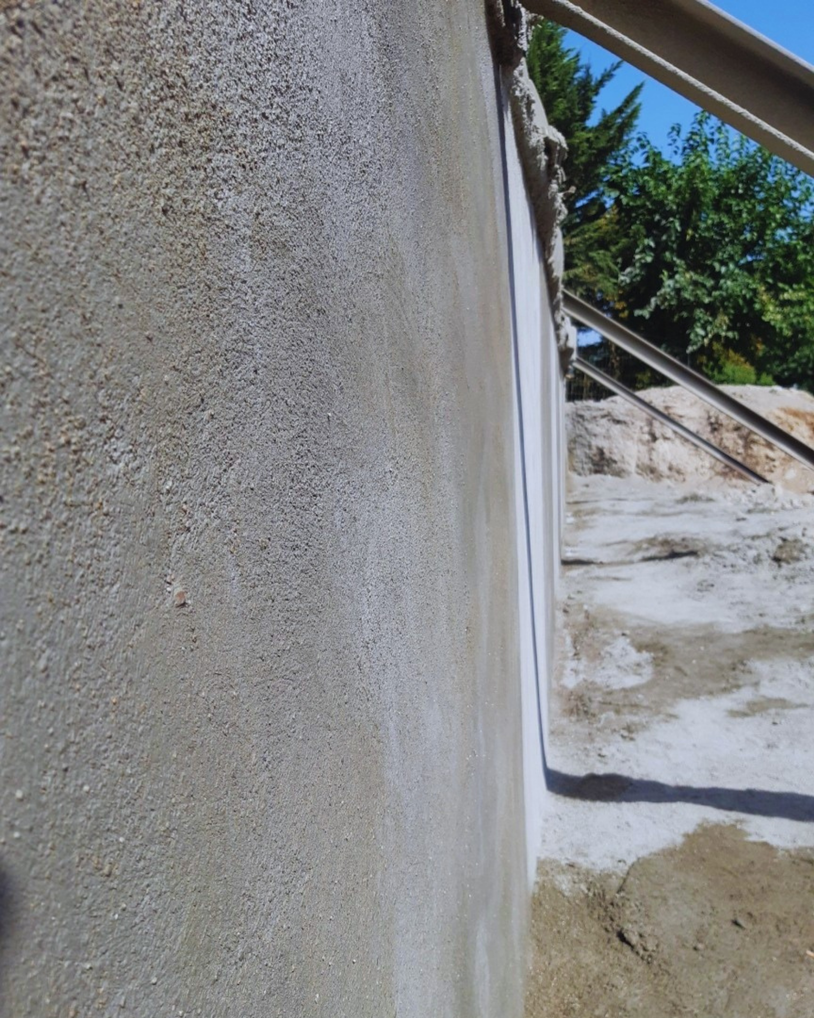 Béton projeté taloché Béton projeté taloché